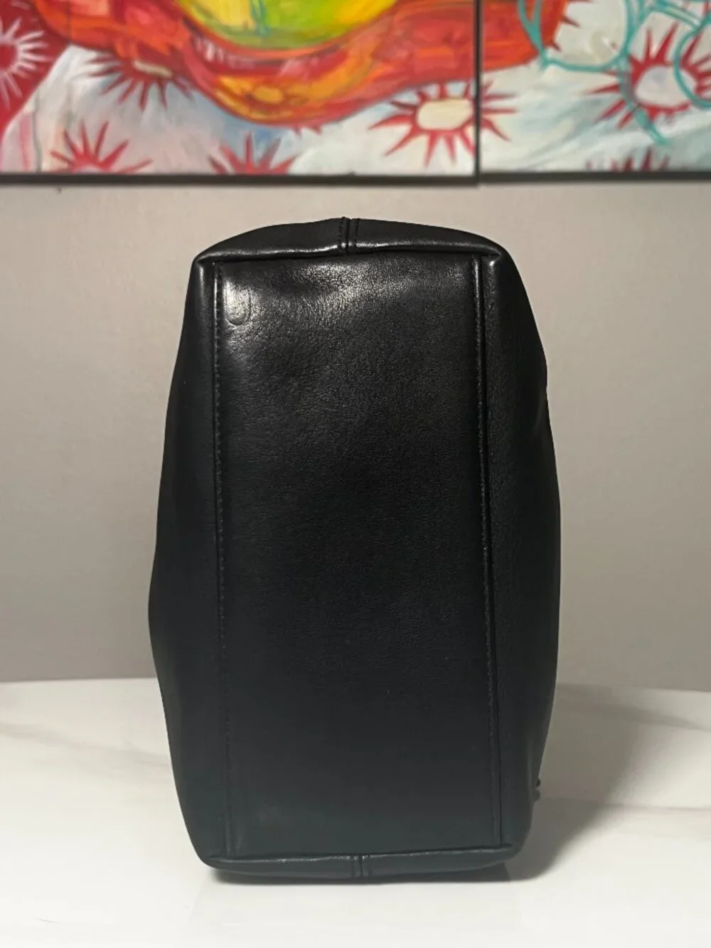 Coach Black Leather Hobo Shoulder Bag Y2K Leatherware 1941